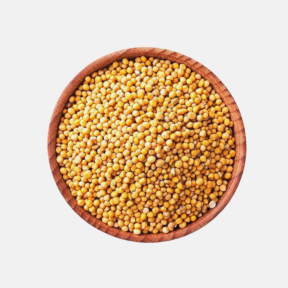 Farm Fresh Organic Vegan Yellow Mustard Whole Seeds