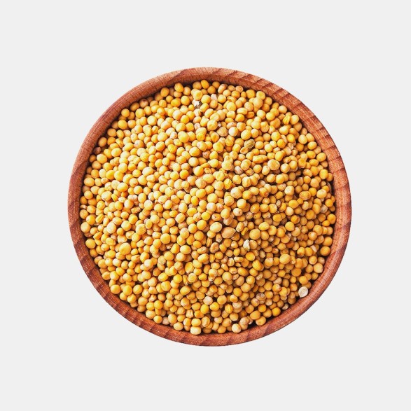 Farm Fresh Organic Vegan Yellow Mustard Whole Seeds