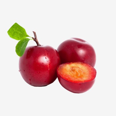Premium Double Glossy Cherry Isolated