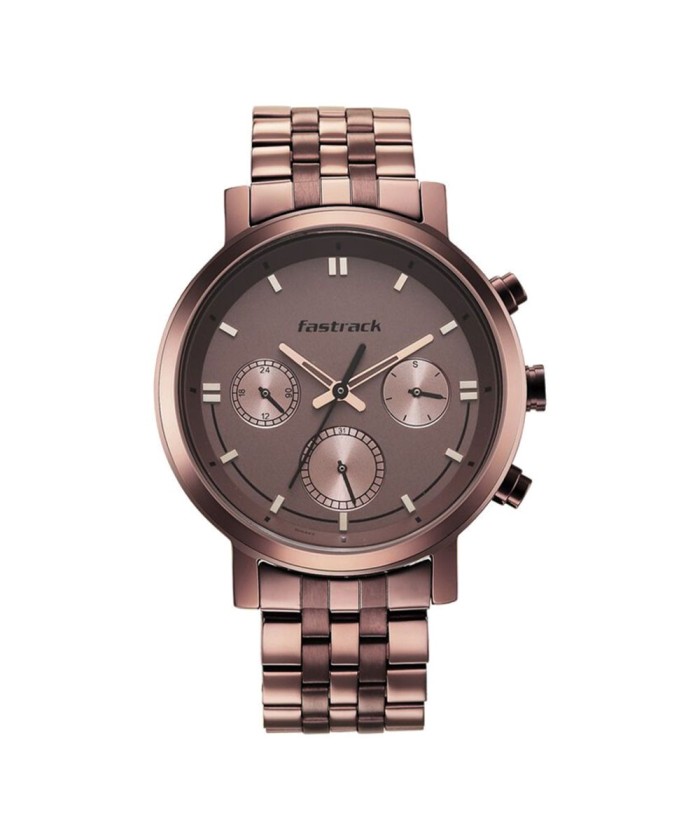 Fastrack Tick Tock Quartz Multifunction Watch
