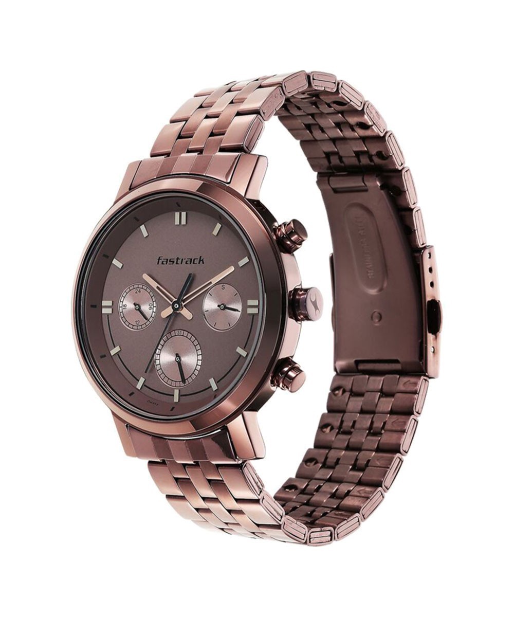 Fastrack Tick Tock Quartz Multifunction Watch