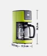 Coffee Machinein Green, Automatic Shut-Off