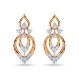 Diamond Stud Eulla Earring Rose Gold