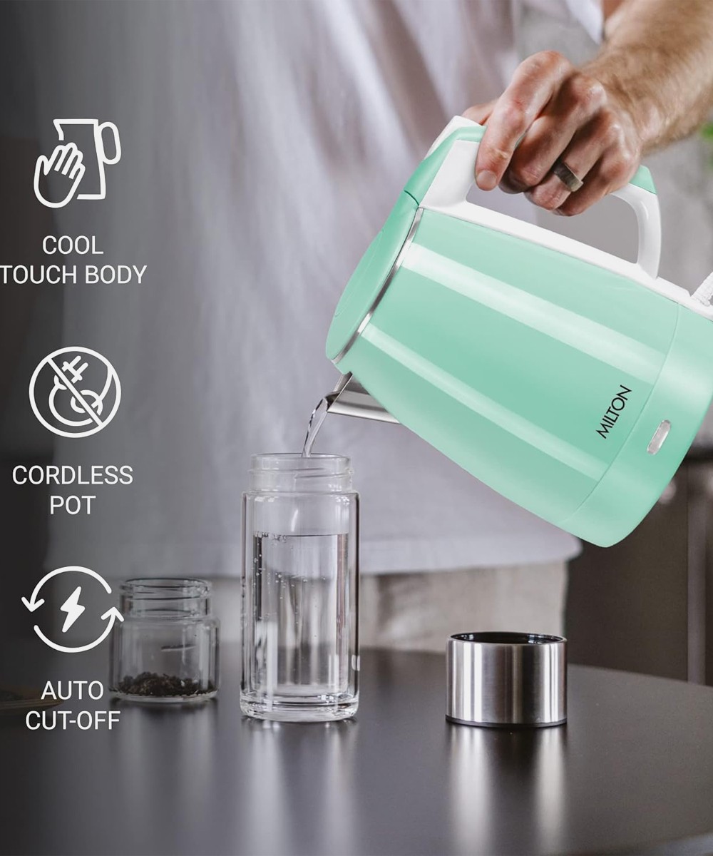 Milton Euroline Riga Electric Stainless Steel Kettle