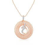 Diamond Stud Eulla Earring Rose Gold