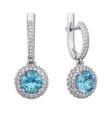 Verdant Splendour Diamond Dangle Earrings