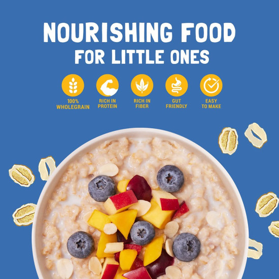 Slurrp Farm Rolled Oats, 100% Natural Wholegrain