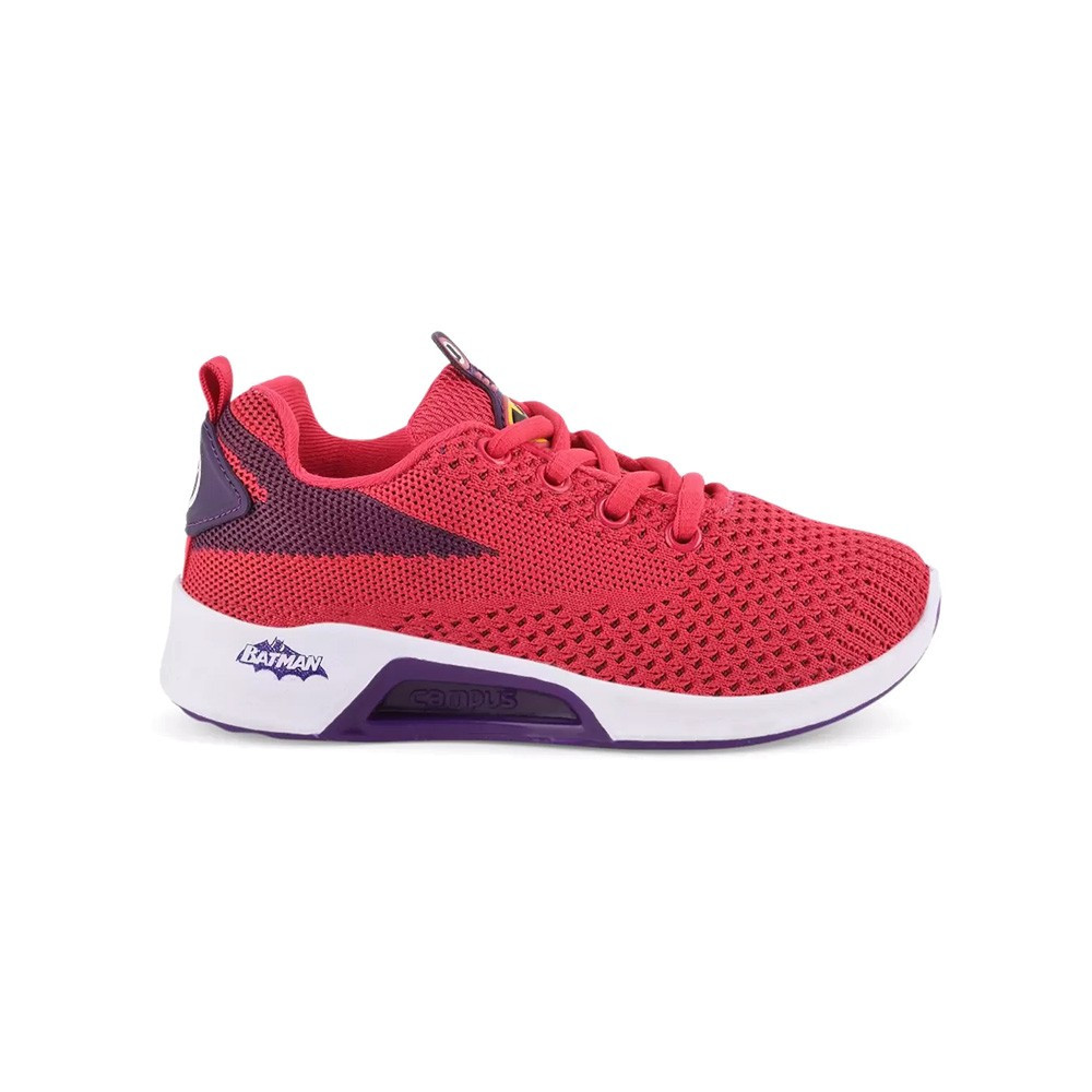 Batman Lace Running Shoes For Boys & Girls (Red)