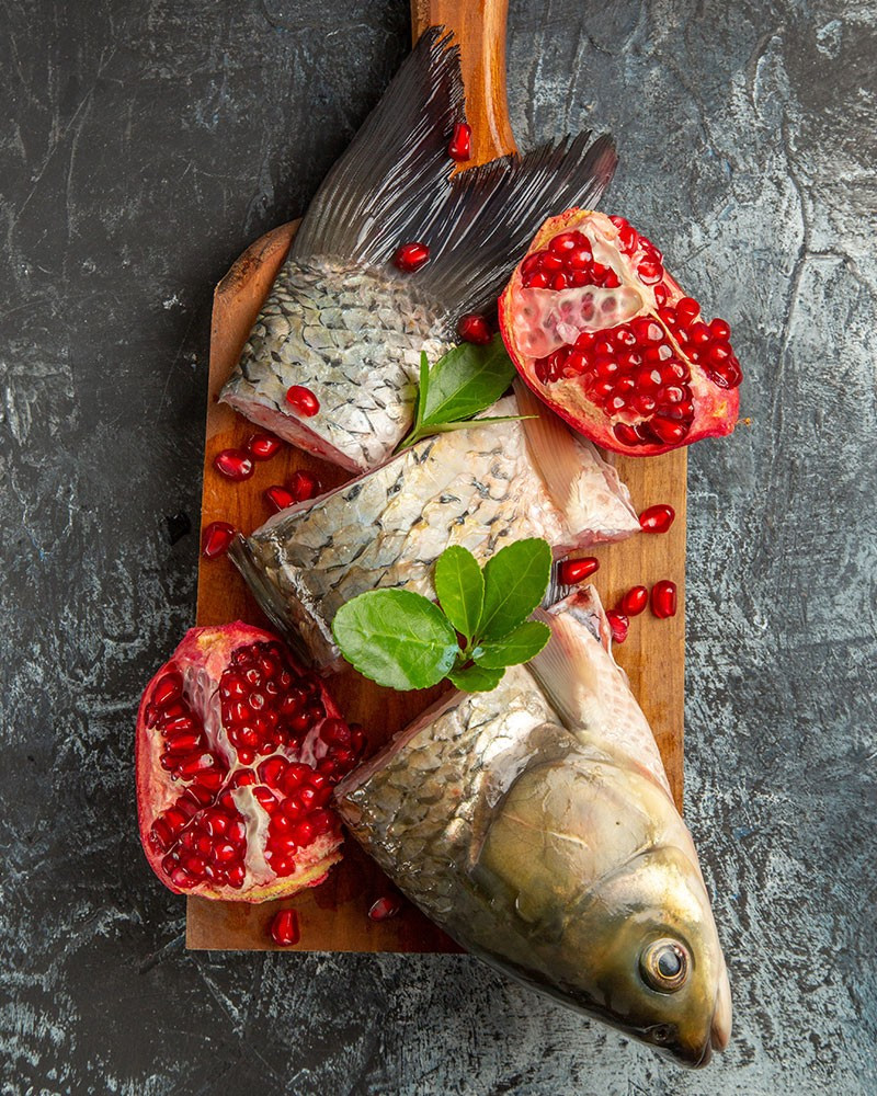 Grilled Fried Fish And Fish Creamed Salad Box