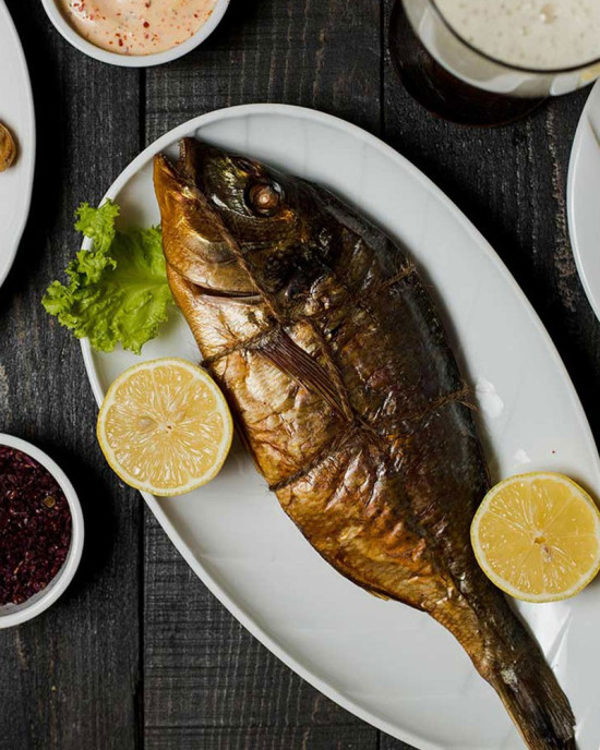 Mashuai Grilled Fish Dish And Lemon Flavored