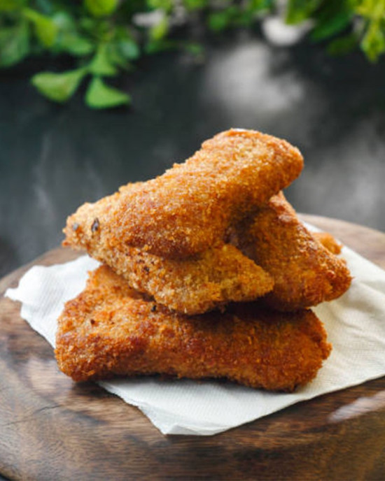 Chicken Bread Nuggets Paprika Fried Crumb