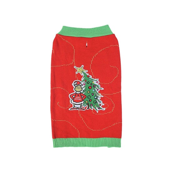 Maxtil Dog Christmas Sweater Dog Cat Autumn