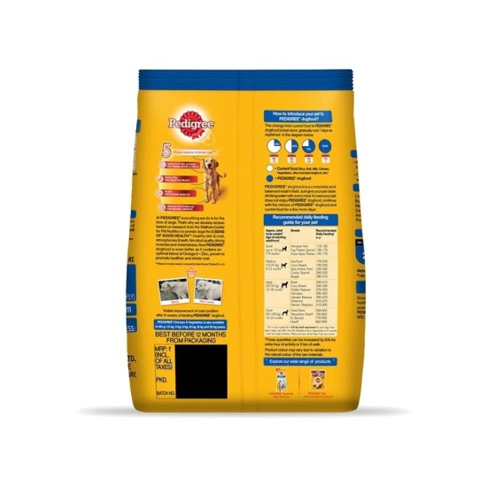 Pedigree Adult Dry Dog Food, 1kg Pack