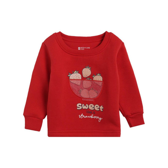 Kuchipoo Girls Full Sleeves Regular Fit Cotton T-Shirt