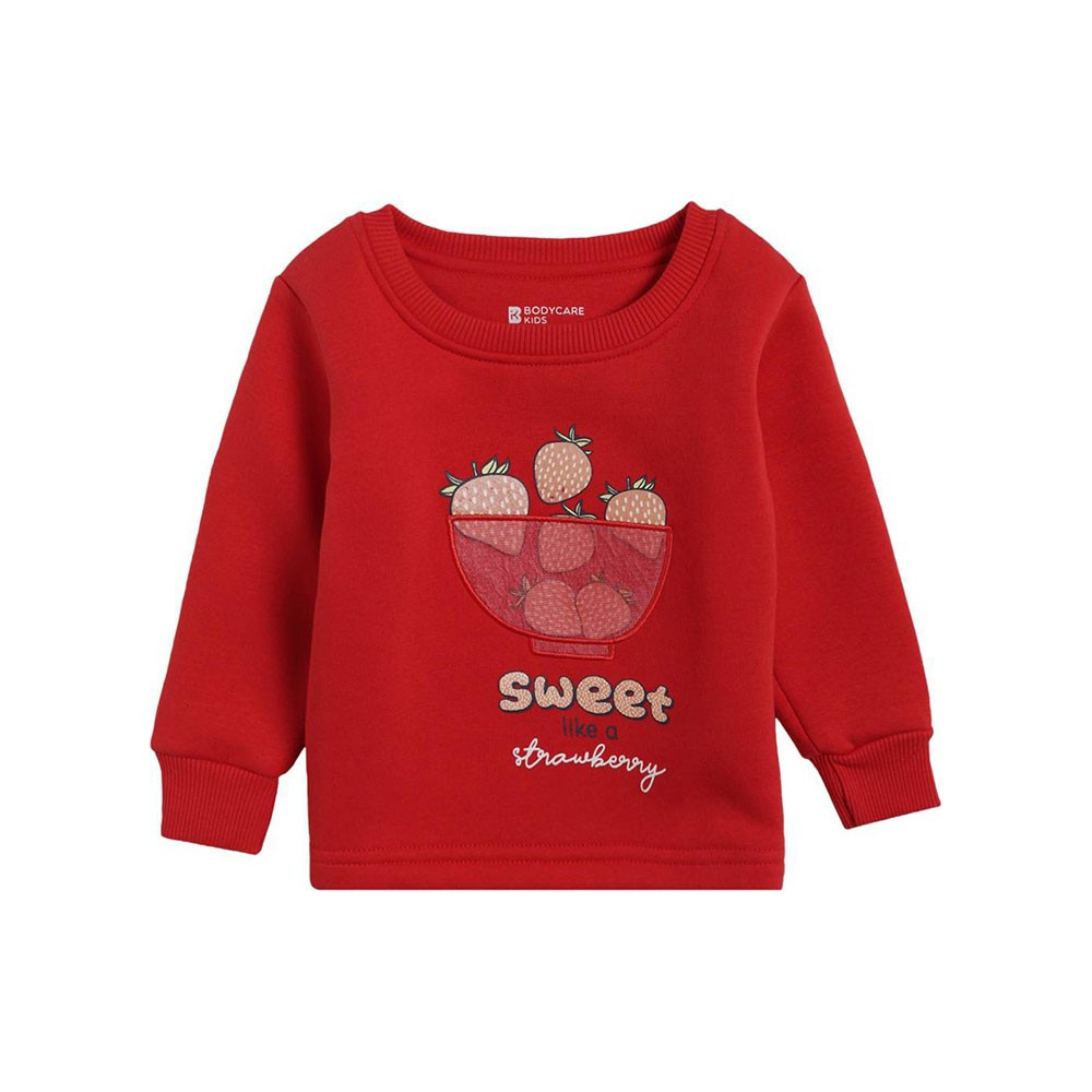 Kuchipoo Girls Full Sleeves Regular Fit Cotton T-Shirt