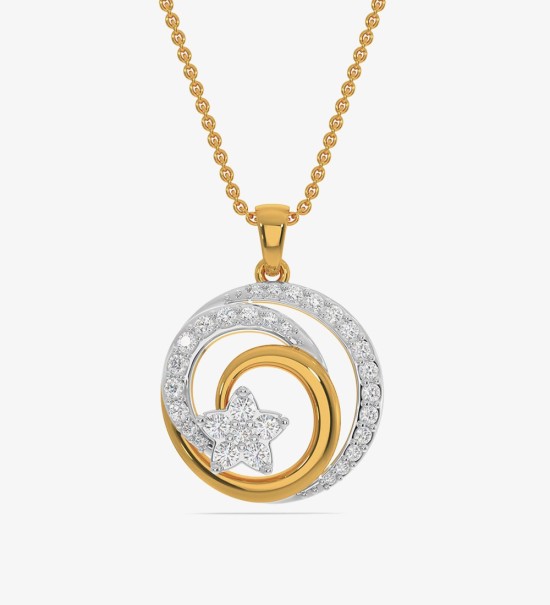 Finest Gold Yellow & Rhodium White Diamond