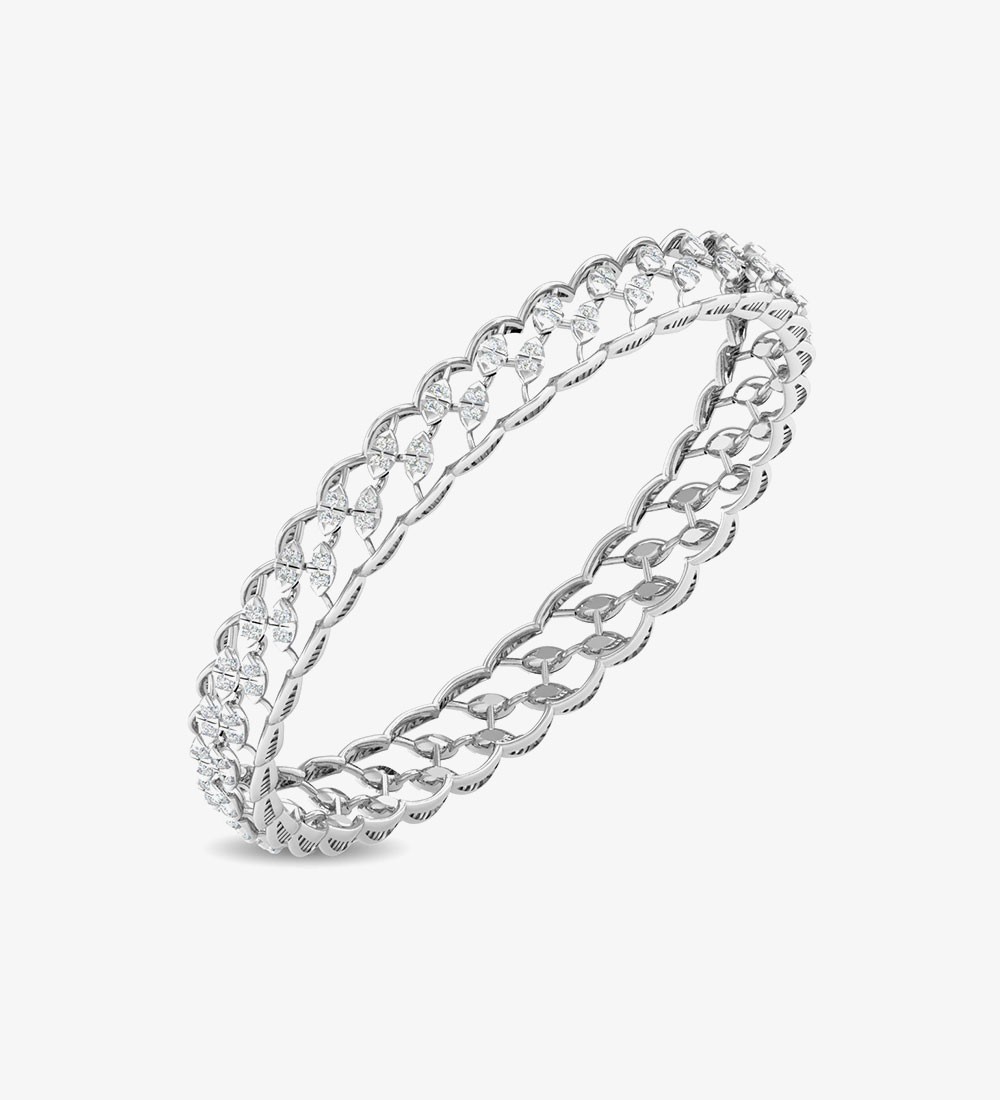 Vighnaharta Gold And Rhodium Plated Alloy