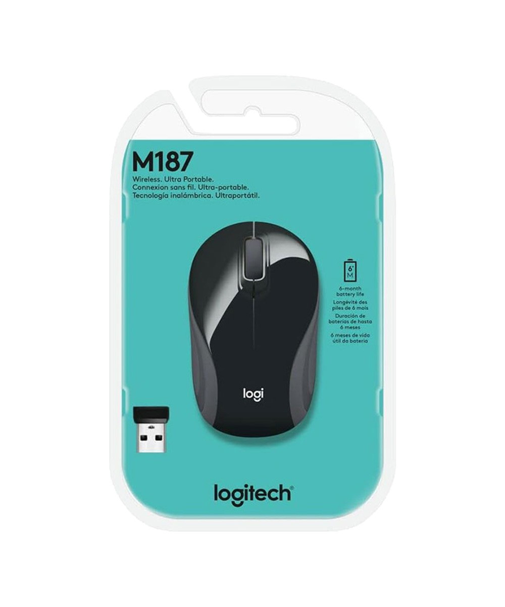 Logitech Wireless Mini Mouse M187 Ultra Portable