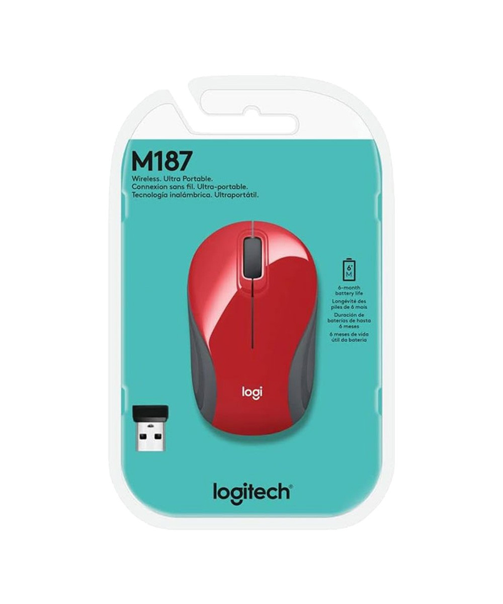 Logitech Wireless Mini Mouse M187 Ultra Portable